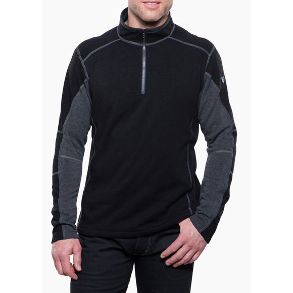 Kuhl Men’s Revel Quarter-Zip Fleece Sweater Large - Picture 1 of 11